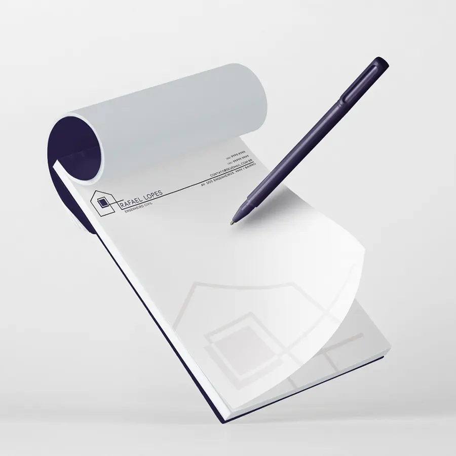 papel timbrado para engenheiros ou escritório de arquitetura