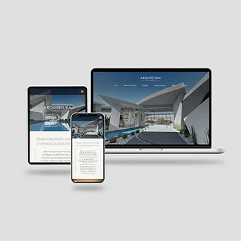 Website com Vídeo para Escritório de Arquitetura