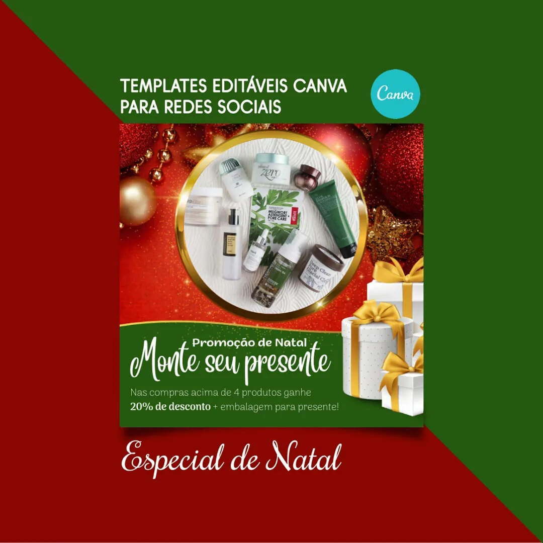 templates editaveis canva natal