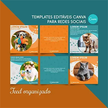 Templates Editáveis Canva - PetShop