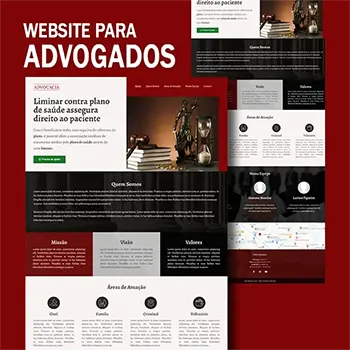 Website Landing Page para Advogados