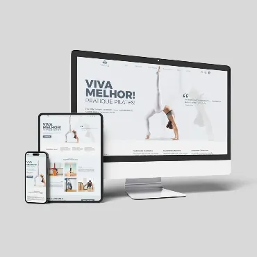 Site pronto com Blog para fisioterapeutas, clínicas de fisioterapia e studios de pilates