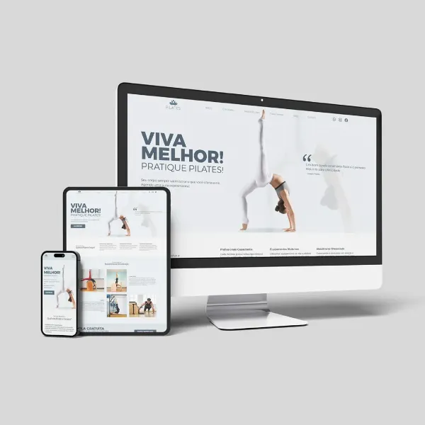 Site pronto com Blog para fisioterapeutas, clínicas de fisioterapia e studios de pilates
