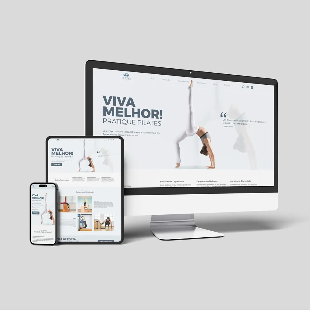 Website Wordpress Clínica Fisioterapia Pilates