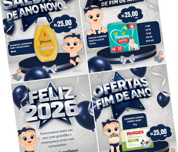 Social Media Ofertas fim de Ano Mundo das Fraldas
